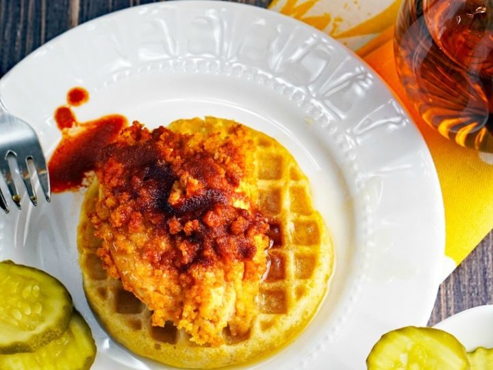 Nashville Hot Chicken And Waffles Recipe This Mama Cooks On A Diet Nashville Hot Chicken And Waffles Recipe This Mama Cooks On A Diet