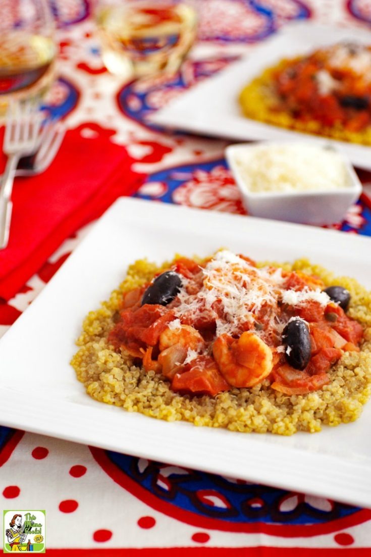 Shrimp Puttanesca with Quinoa Recipe