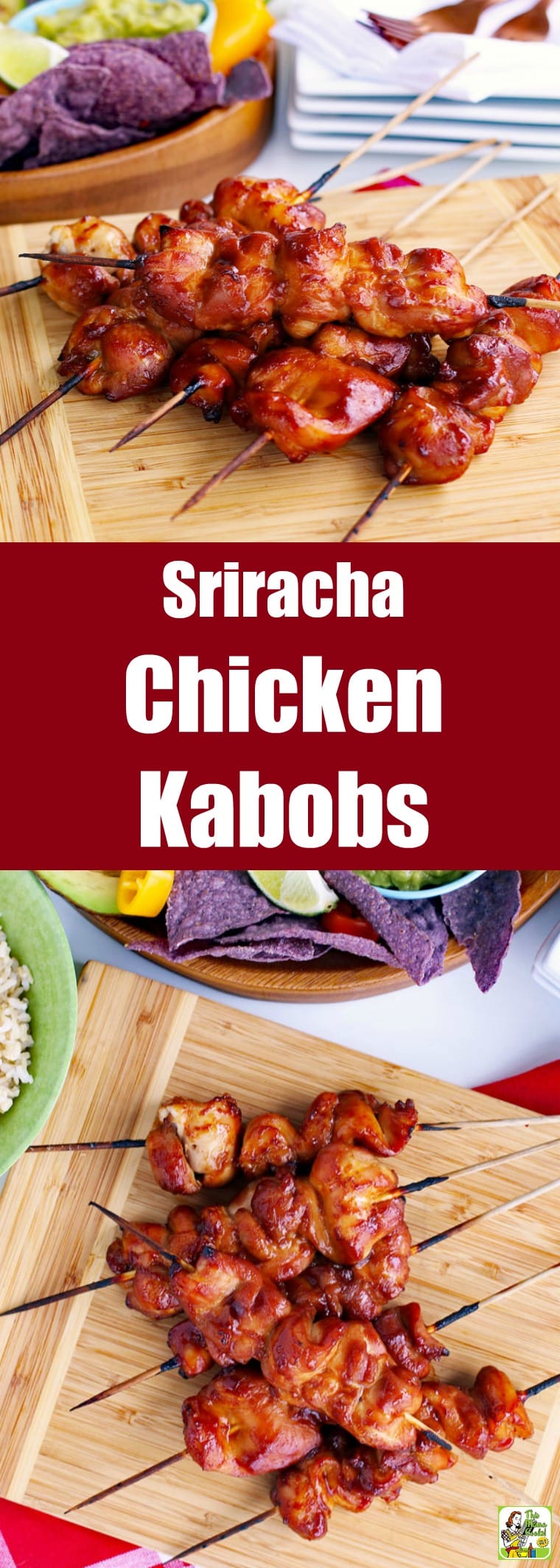 Sriracha Chicken Kabobs