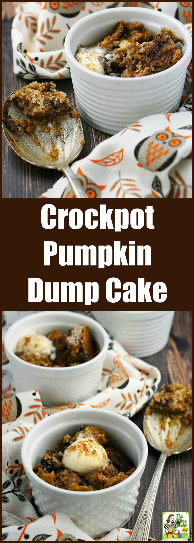 Crockpot Pumpkin Dump Cake Recipe