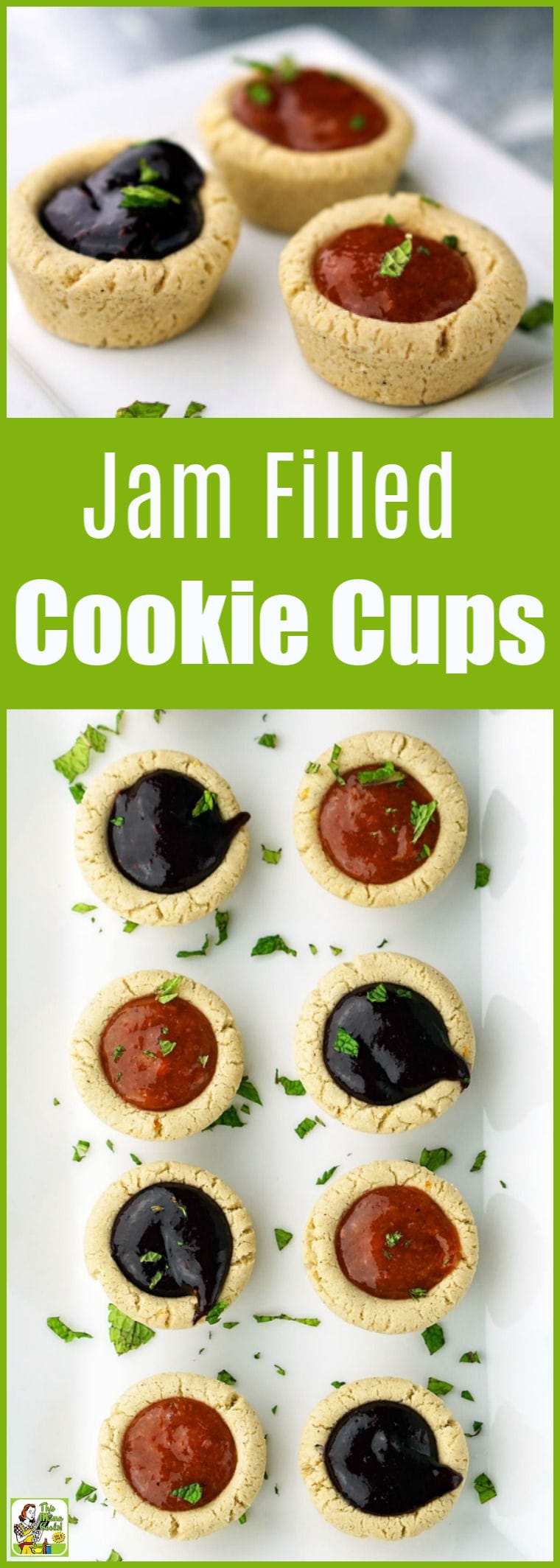 Fruit Filled Cookie Cups Recipe