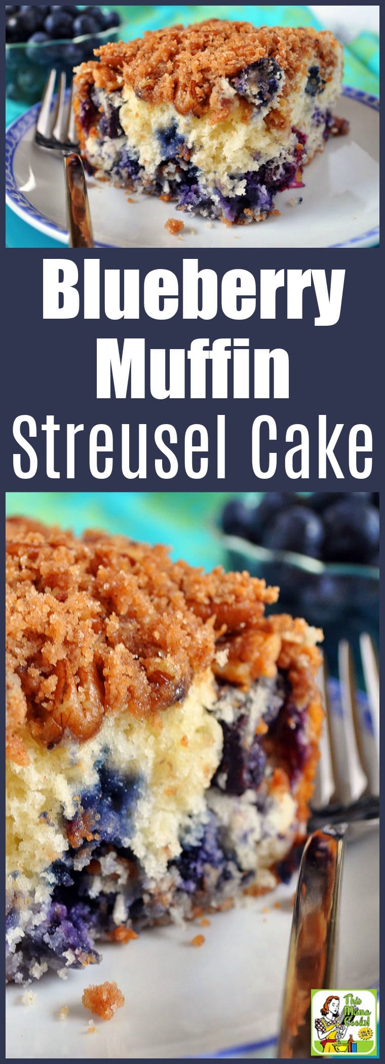 Blueberry Muffin Streusel Cake Recipe