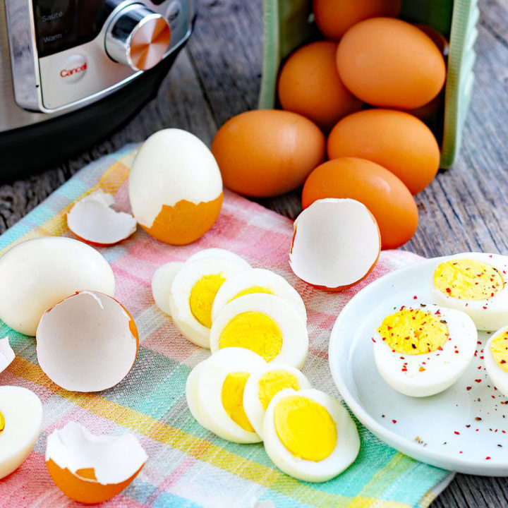 Instant Pot Hard Boiled Eggs Recipe - Rachel Cooks®