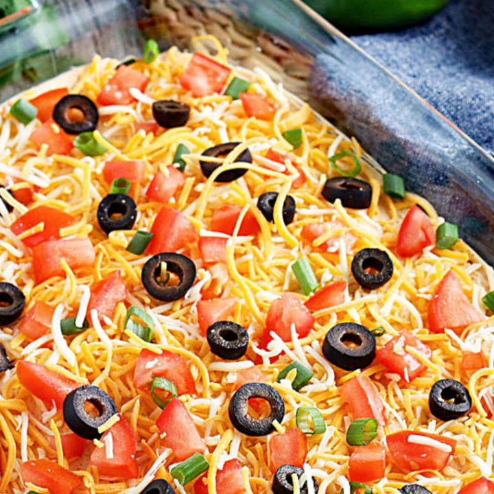 Layered Taco Dip Recipe with Ground Beef and Cream Cheese-image