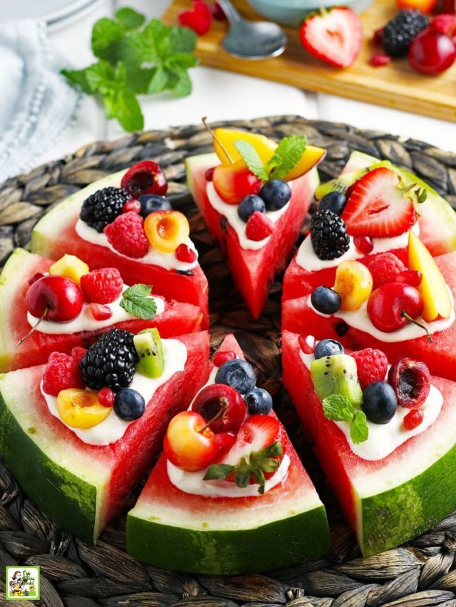 Easy Watermelon Pizza Recipe