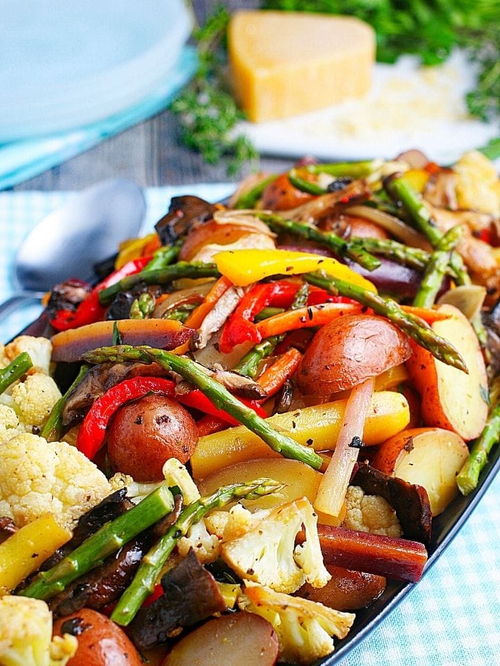 Sheet Pan Roasted Vegetables – This Mama Cooks! On a Diet